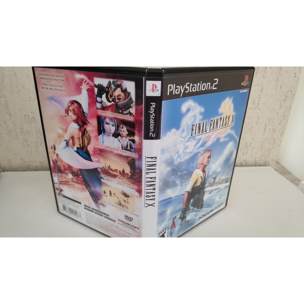 Final Fantasy X Pt Br Ps2 Repro Shopee Brasil