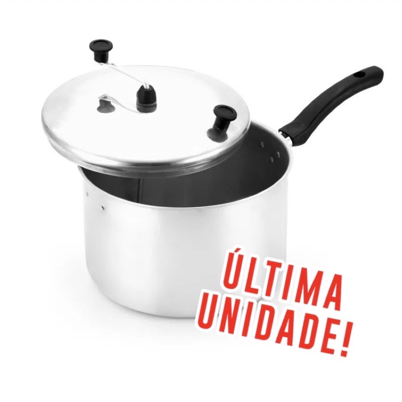 Pipoqueira Polida 22cm Alegrete em Oferta na Shopee