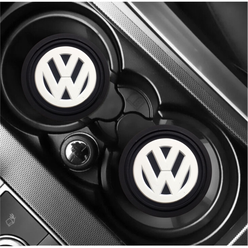 Descanso de Copos para suporte de copos de carros emborrachado Volkswagen Gol Polo Golf Jetta Voyage