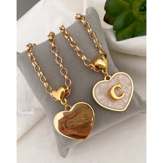 Colar inicial nome banhado ouro 18k feminino