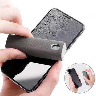 2 Em 1 Portátil Tela Limpa Névoa De Spray Frasco Do Telefone Móvel Para Tablet PC Limpeza Remoção De Poeira Pano De Microfibra Artific