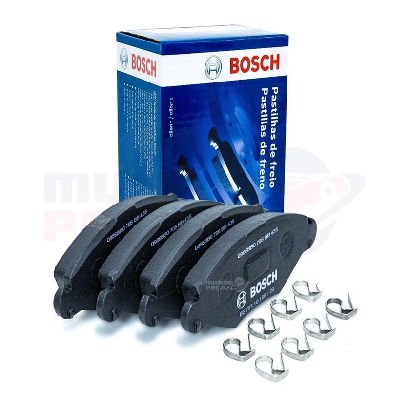 Jogo Pastilha De Freio 206 207 1.4 8v Original Bosch