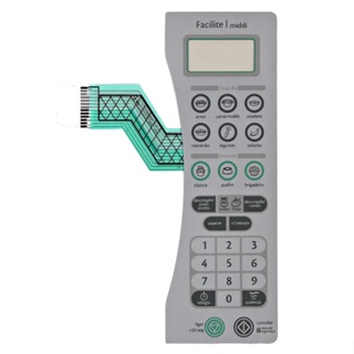 MEMBRANA TECLADO PARA MICROONDAS CONSUL CMY 30 FACILITE MIDDI INOX 26X8.9 CM em Oferta na Shopee