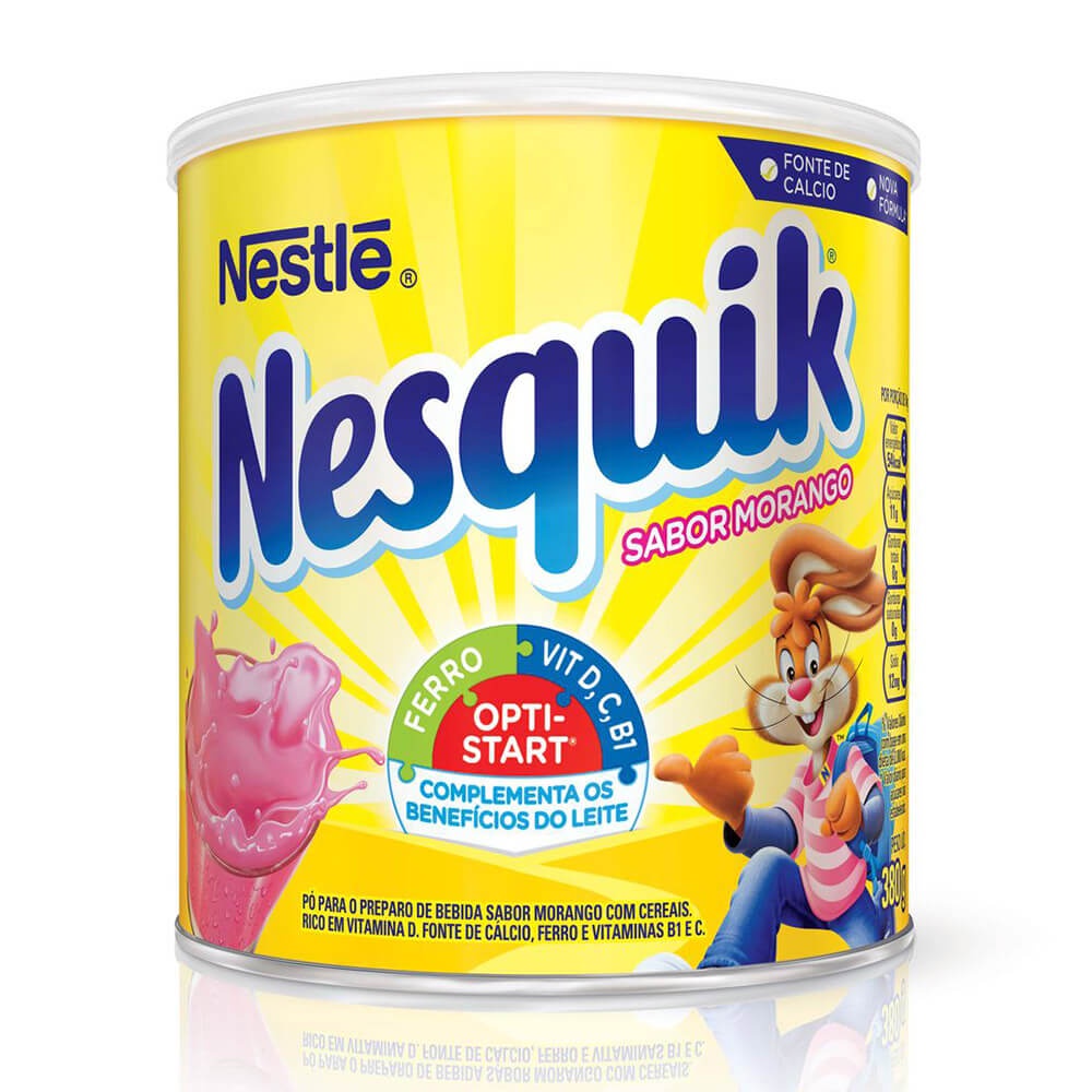 Nesquik Em Pó Morango 380g - Nestlé