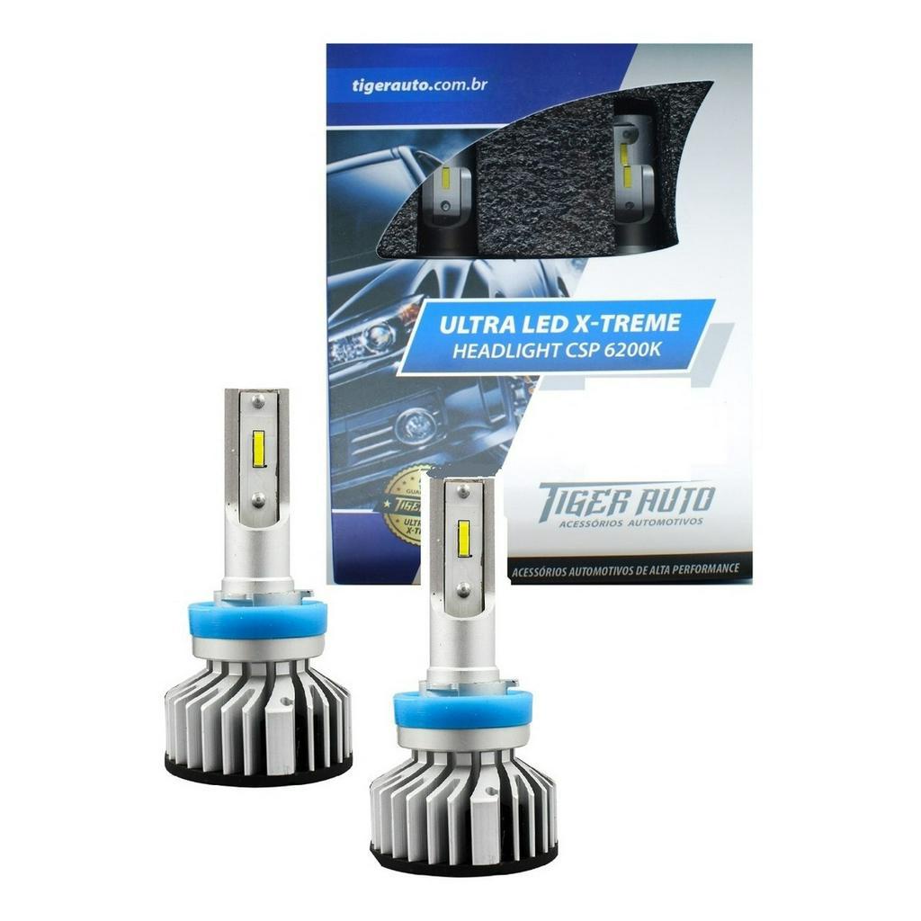 Kit Ultra Led H4 Xtreme 9800lm 6200k A Mais Forte Do Mercado