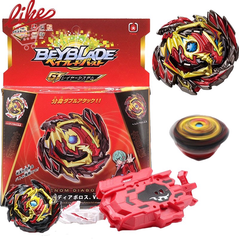 Flame B-145 Dx Iniciante Benome Diaibolos.Vn.Bl Beyblade Burst Set ...