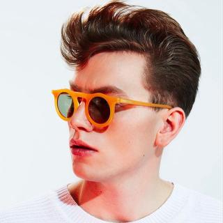 Óculos De Sol De Sol Redondos Retrô Olho De Gato Para Masculino E Mulheres / Óculos De Sol De Marca Fashion