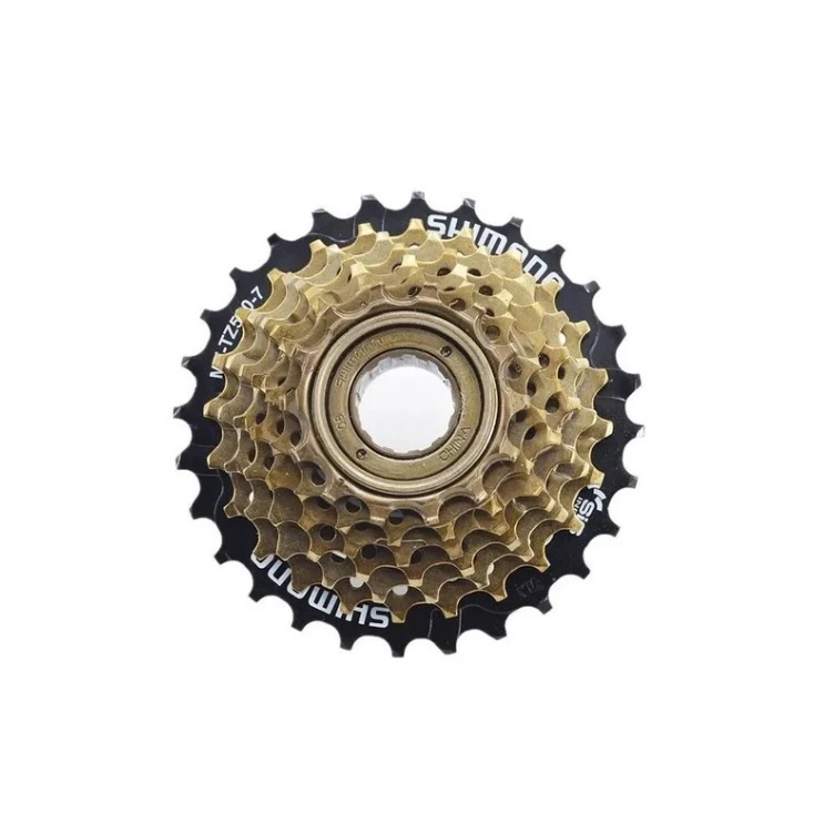 Roda Livre Catraca Original Shimano Tz500 7v 14/28D Para Cubo de Rosca Bike Aro 26 e 29 Mtb Ou Speed