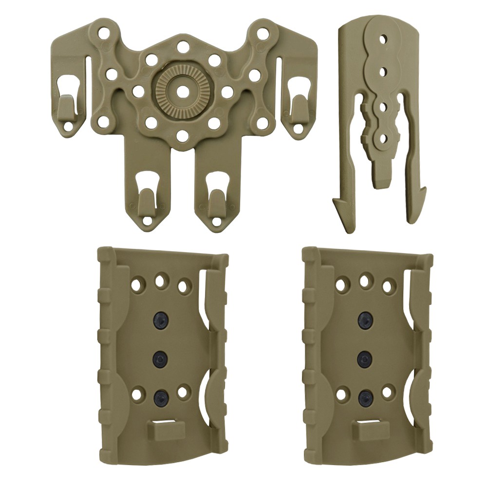 Suporte Para Colete Modular Striker 4 Pontas + Adaptador Speed - Coyote