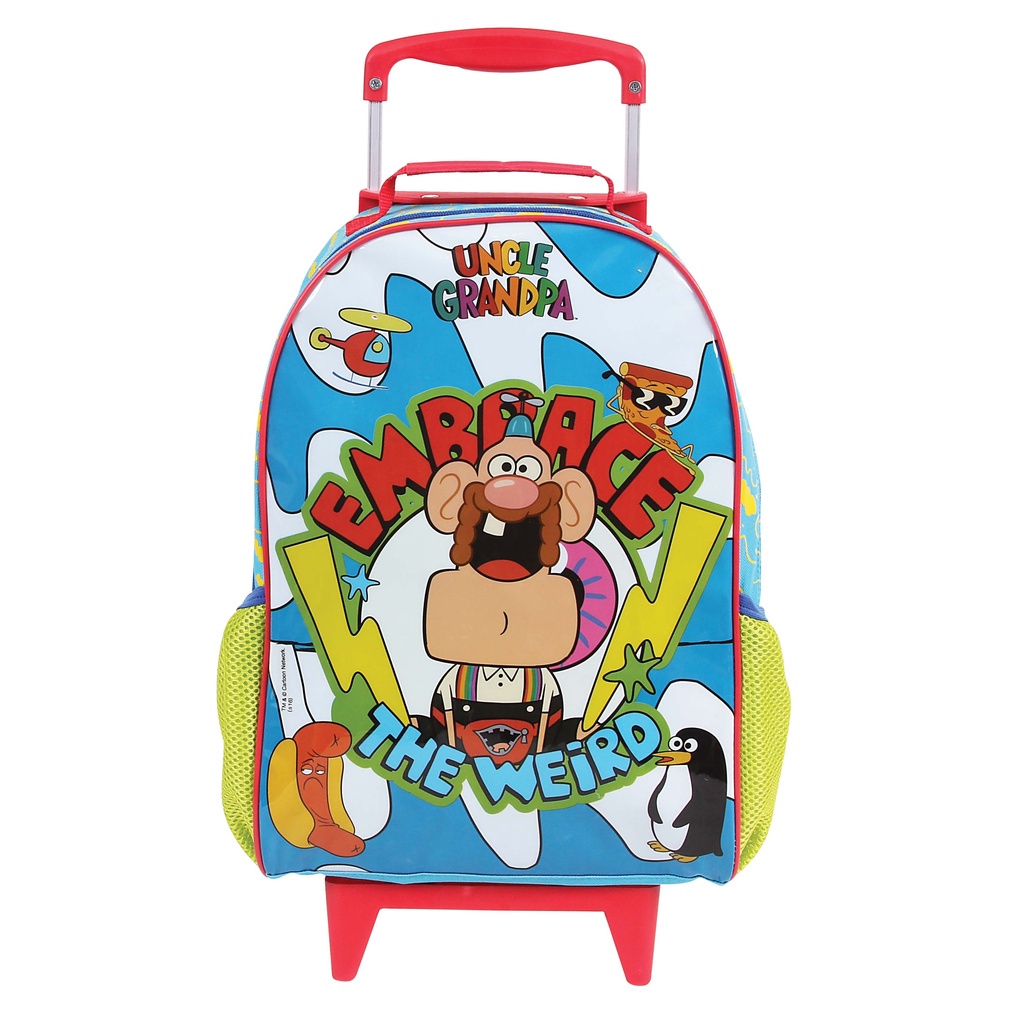 Mochila com rodas escolar Titio Avô Cartoon Network G DMW 49129