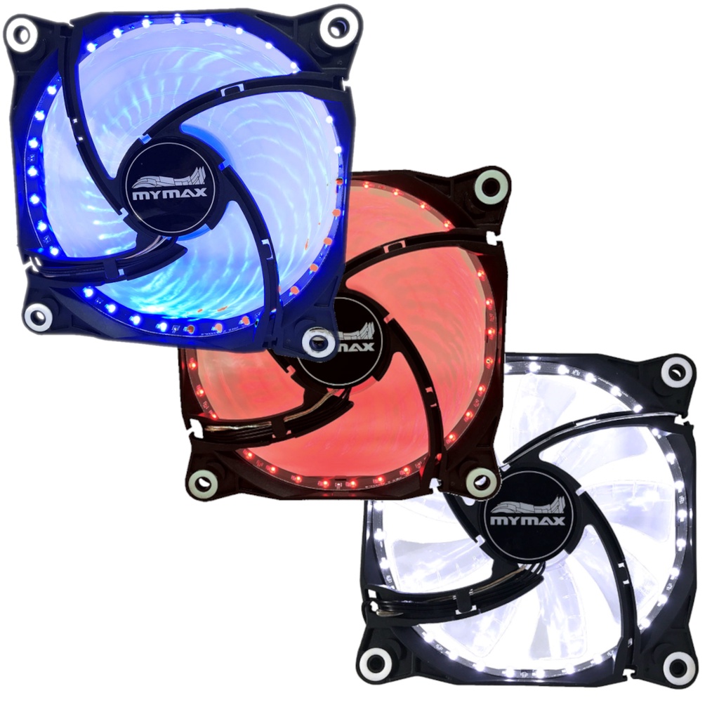 Cooler Fan Led Gamer 120x120x25 12cm 120mm Ventoinha Para Gabinete Mymax