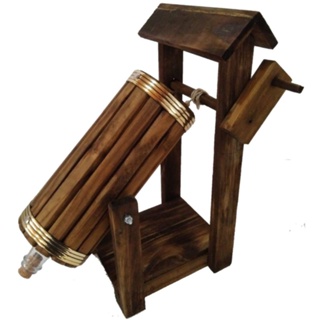 Pingometro Barril Poço Rústico Com Manivela Cachaça - Pinga em Oferta na Shopee