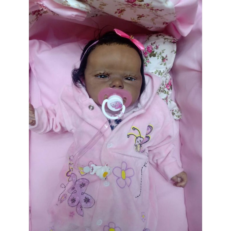 Bebe Reborn Afro Descendente Shopee Brasil