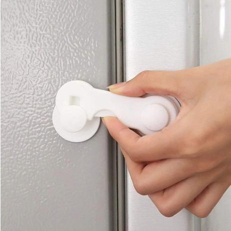 2 Travas De Segurança Para Fechar Armários Portas Moveis Bebês Crianças