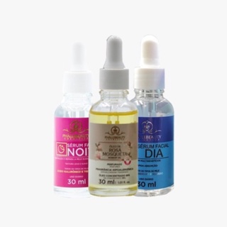 Kit Séruns Dia/Noite e Óleo Rosa Mosqueta PhálleBeauty