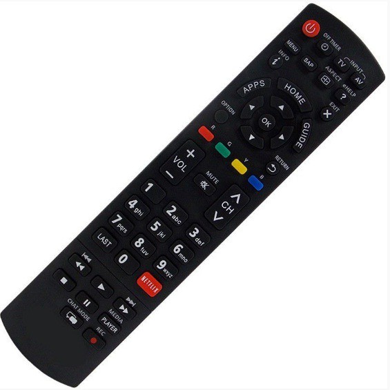 Controle Remoto P/ Tv Lcd Panasonic Viera C/ Netflix  SKY-7008