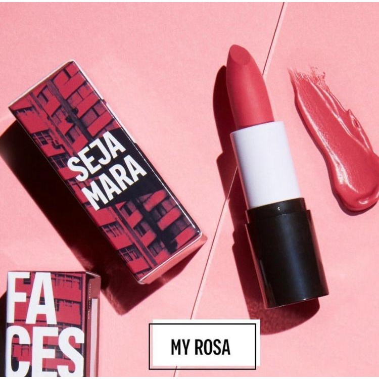 Batom Natura Faces My Rosa Matte 3,5g | Shopee Brasil