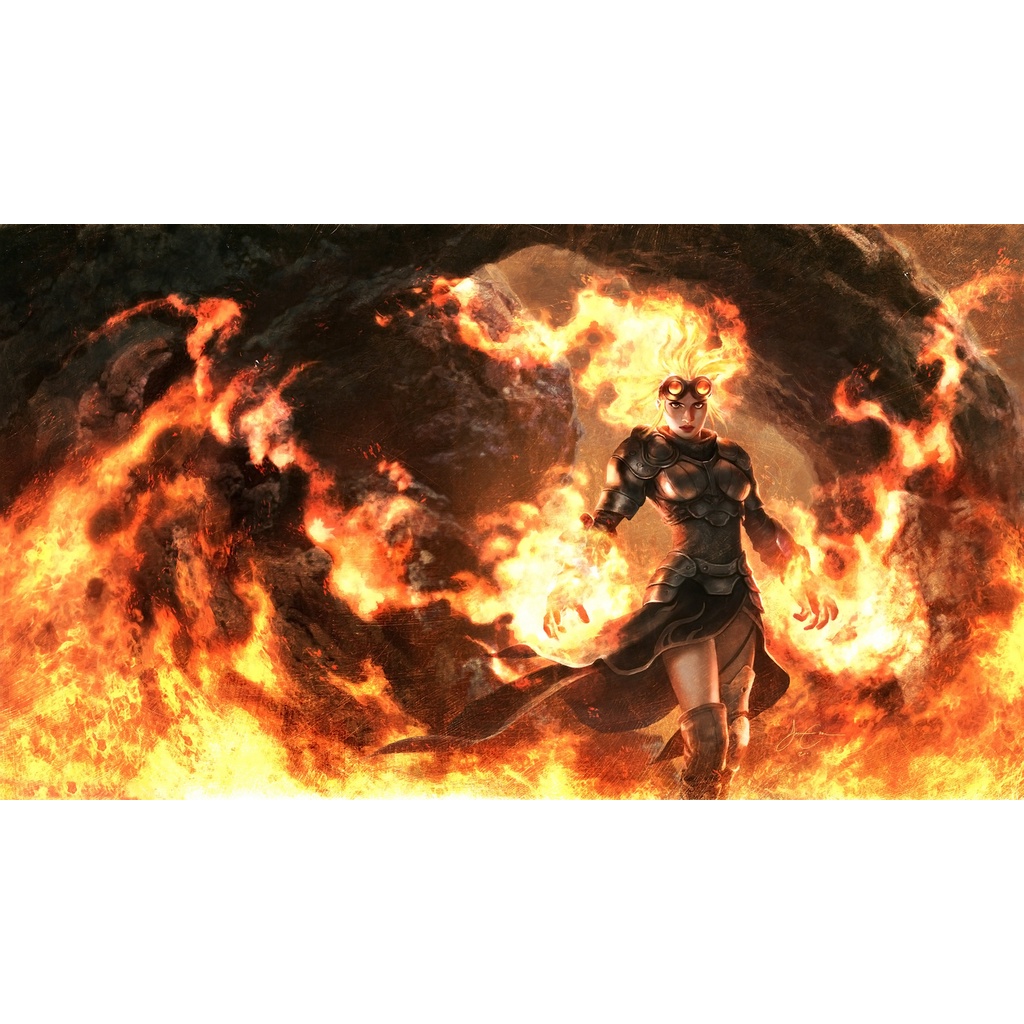 Playmat E/ou Mousepad Gamer Chandra Nalaar de Magic the Garthening  (58cm x 30cm
