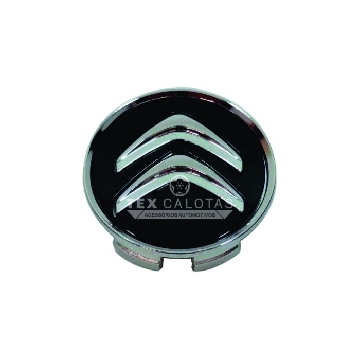 Sub Calota para Centro de Roda Citroen Aircross Preta  C3,C4,C5, C6, C8, DSS, DS3, DS4