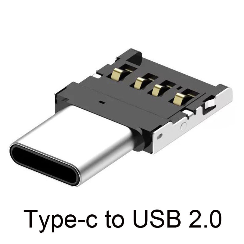 Adaptador Otg Micro Usb Tipo C Macho Para F Mea Conector De Dados Escorrega O Pre O