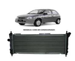 Radiador Corsa Pick Up 1999 2000 2001 2002 Com Ar