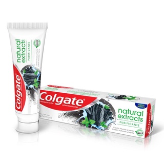 Gel Dental Colgate com Carvão Ativado e Menta Natural Extracts Purificante 90g