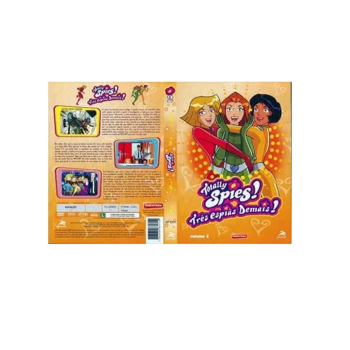 Dvd Totally Spies Tres Espias Demais Vol 2 Shopee Brasil 