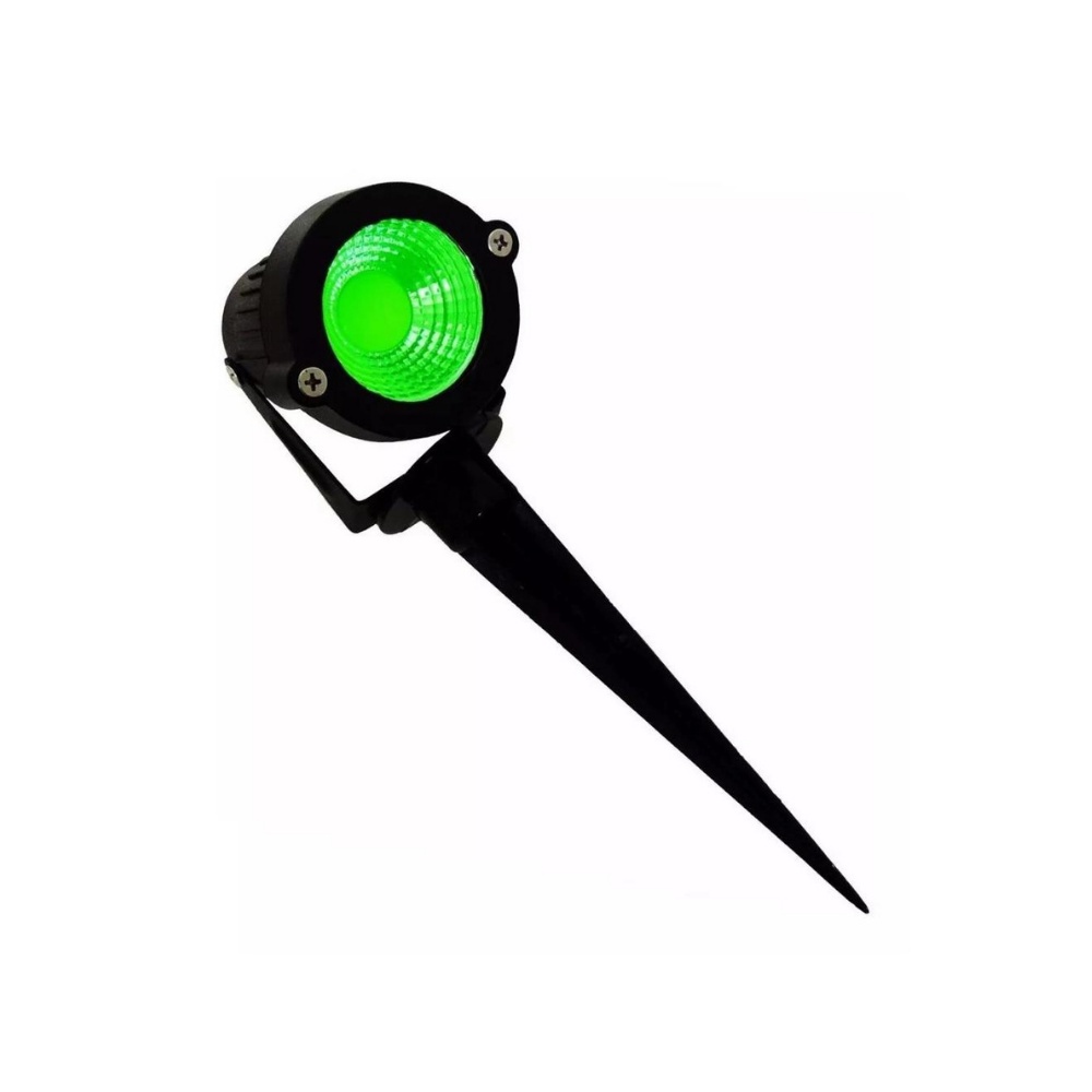 Par Luminárias LED Espeto de Jardim IP65 SMD 3W 5W 7W Luz Verde Branco