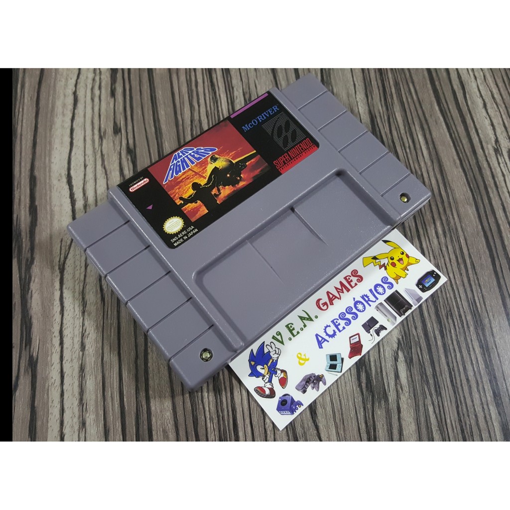AERO FIGHTERS P/ SUPER NINTENDO + GARANTIA!!!!!