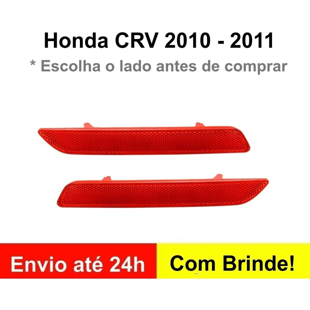 Refletor Olho De Gato Honda Crv 2010 2011 Passageiro Motorista