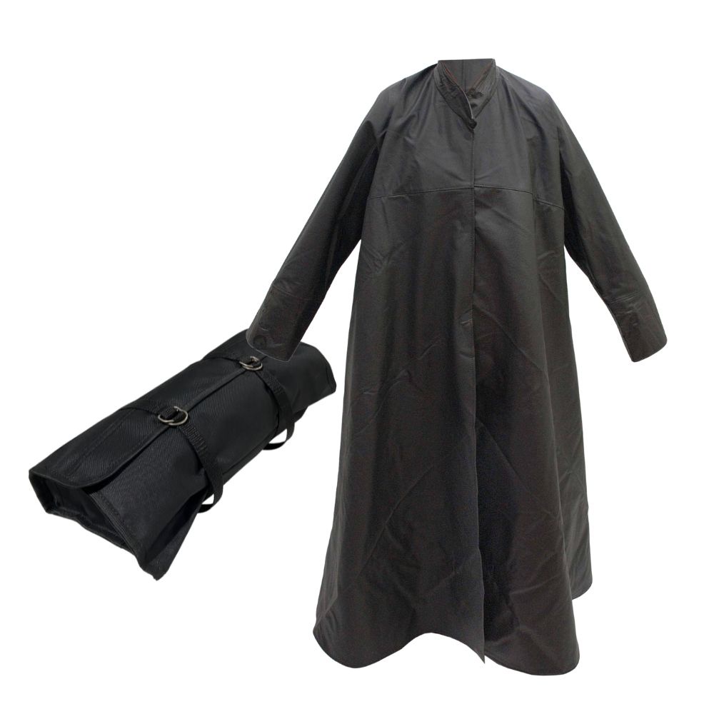Capa De Chuva Boiadeiro + Porta Capas Para Sela E Arreio
