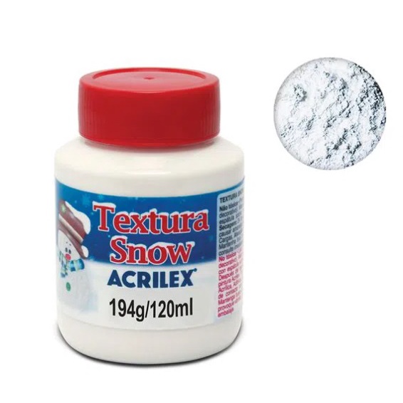 Textura Snow Efeito de Neve 120ml 845 Ii Neve Acrilex — R$ 29,39 em Shopee