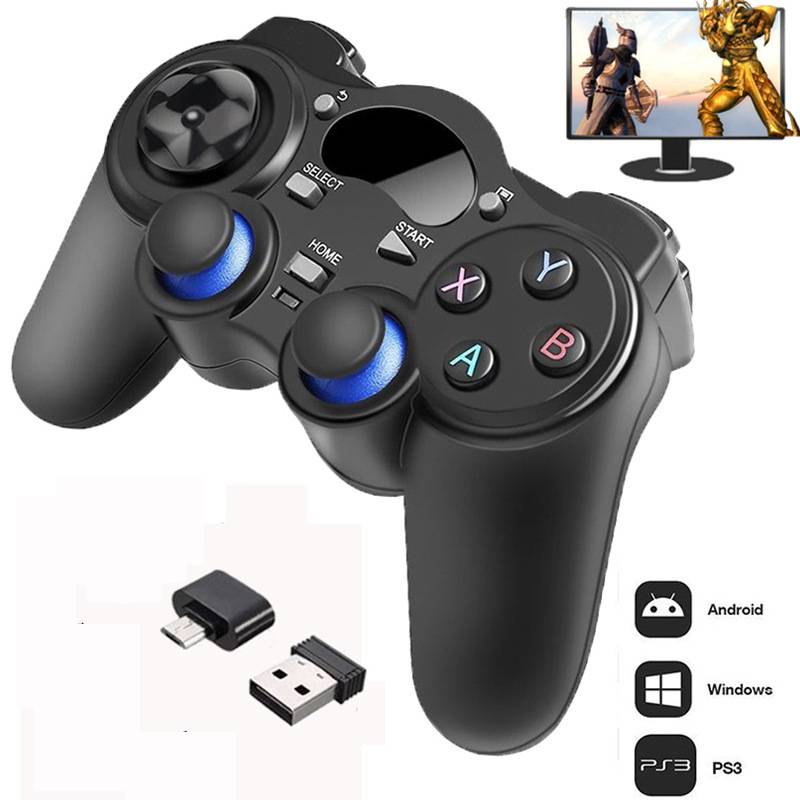 T3 Controle Sem Fio Bluetooth 2.4G USB Do Jogo Para Android Telefone  Celular PC PS3 Caixa De TV - Escorrega o Preço