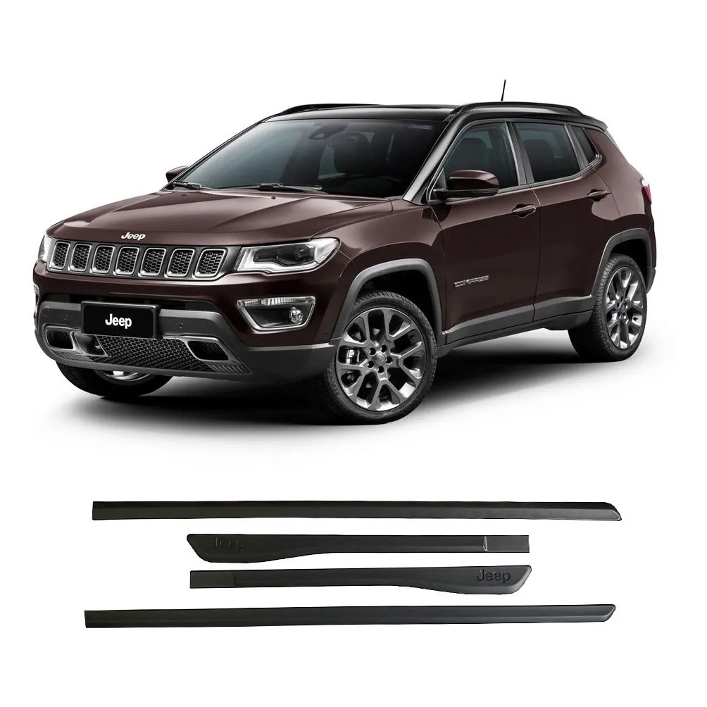 Jogo Friso Lateral Jeep Compass Tipo Original