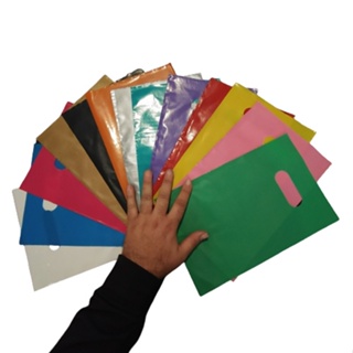 kit 50 Sacolas Plásticas rec. 20x30x0,13 Alça Boca De Palhaço/ Vazadas. em Oferta na Shopee