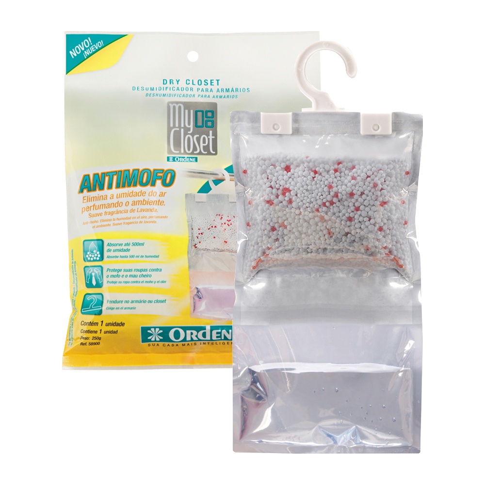 Anti Mofo E Desumidificador De Armários Ordene Dry Closet