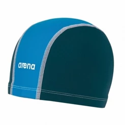 Touca de Natação Infantil Unix JR Arena Azul Marinho Com Azul Celeste