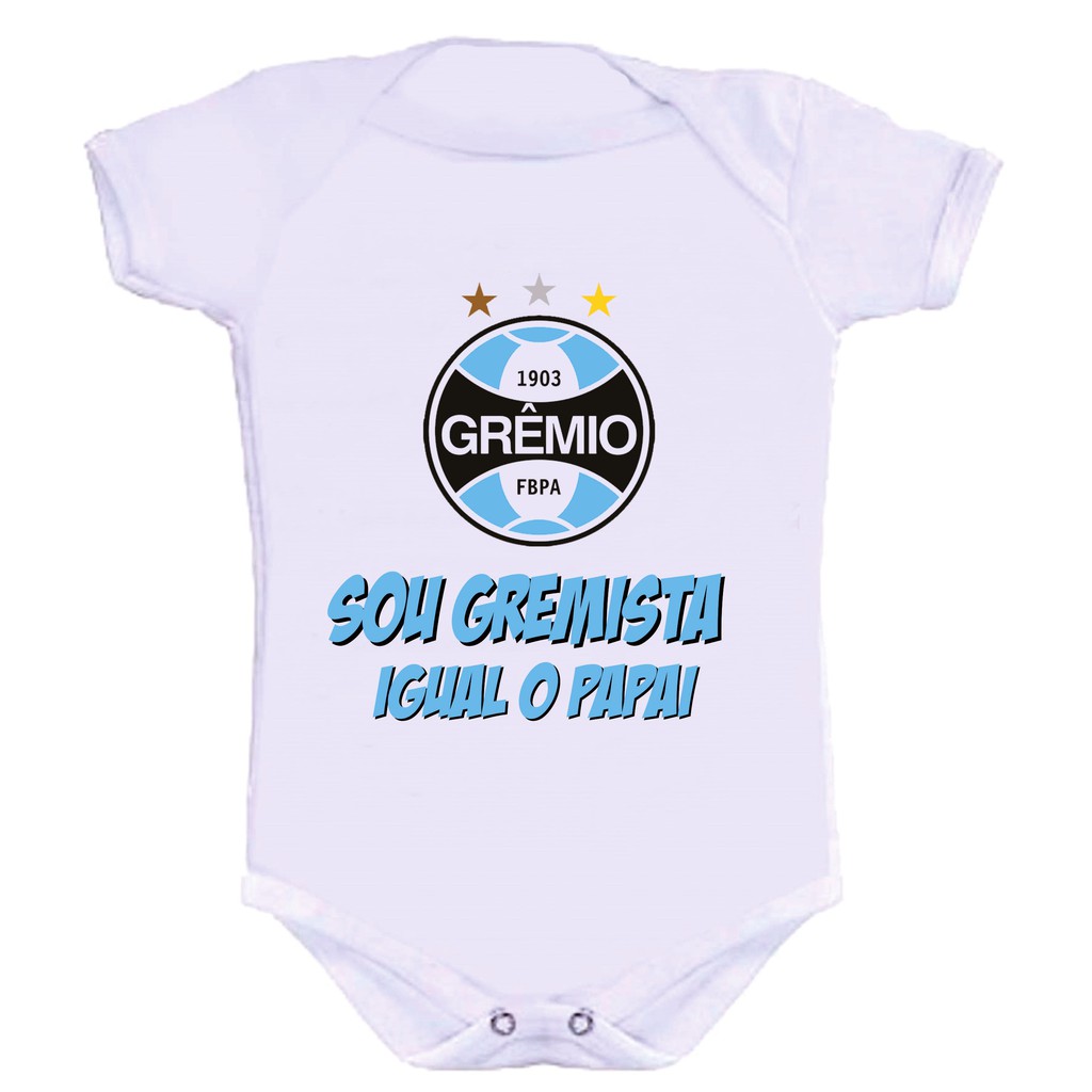 Body Gremio Bebê Personalizados Time | Shopee Brasil