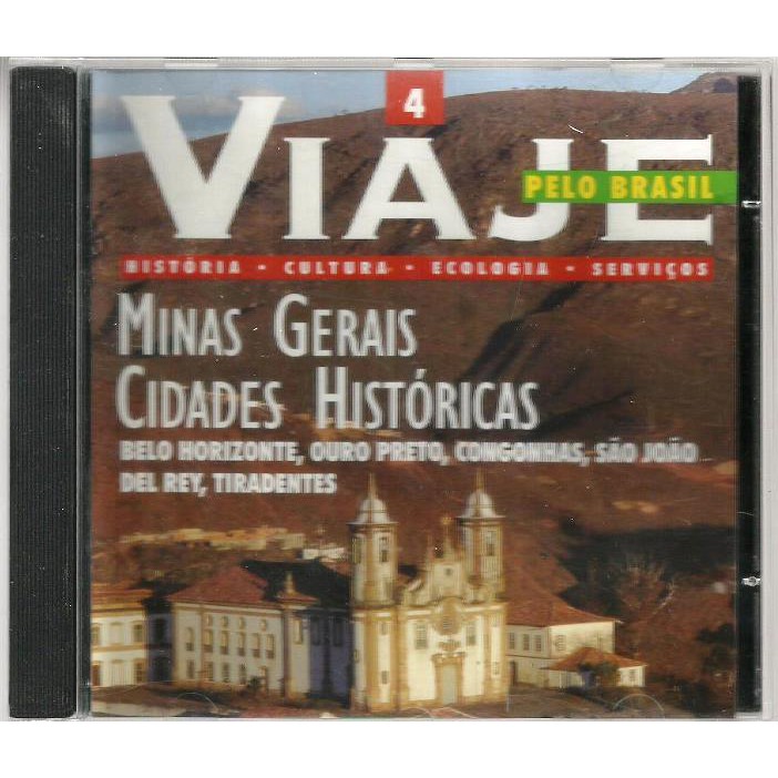 515 Mcd- CD Original 1998- Viaje Pelo Brasil- Minas Gerais- Cidades Históricas- Nº 4- Belo Horizonte, Ouro Preto, Congonhas, São João Del Rei, Tiradentes