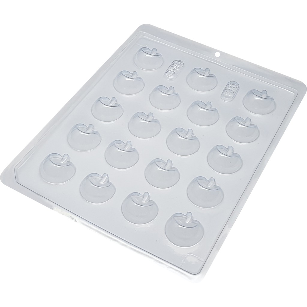 Forma Simples Bombom Maçã  93 - (B6) em Acetato BWB Para Bombom e Doces de Chocolate e Confeitaria. - Home & Living