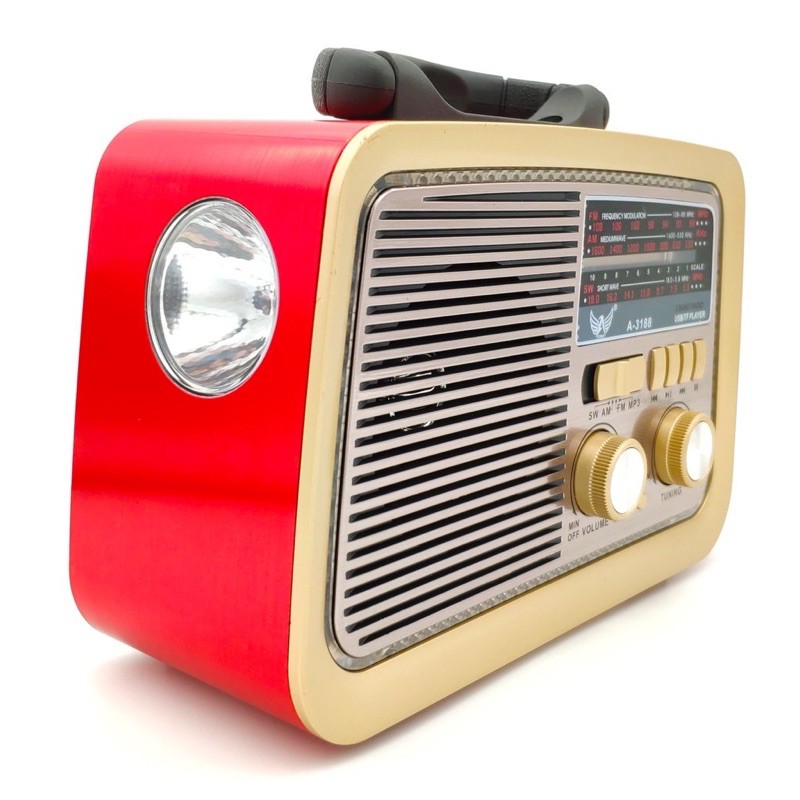 Rádio Am Fm Bluetooth Usb Retro Vintage Altomex A3188T - Pilha Bateria E Tomada - Caixa Som Estilo Antigo Madeira