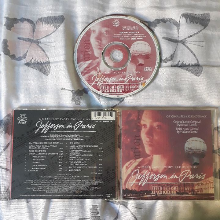 Richard robbins William christie cd jefferson in paris importado trilha sonora