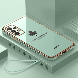 Capa De Celular De Folha De Bordo Quadrada/Ultra Fina Com Cordão Para Samsung Galaxy A10S/A20S/A21S/A20/A30/A12/A31/A50S/A30S/A32/A52/A52S/A72/A51/A71/4G