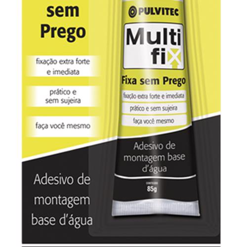Detalhes do Adesivo Extra Forte Multifix Fixa Sem Prego 85g - Pulvitec