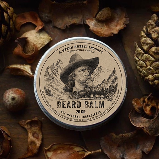 Cera para Barba e Bigode Natural Beard Balm
