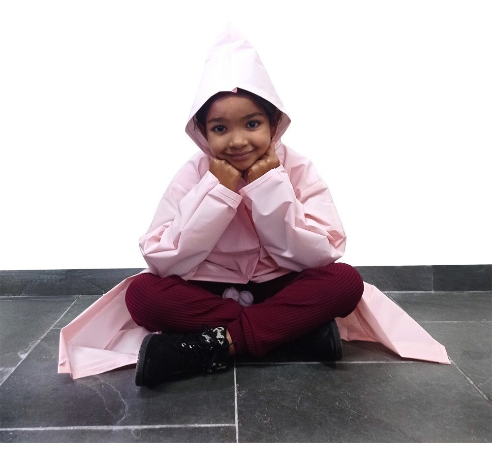 Capa De Chuva Pvc Forrada Infantil Tamanho G