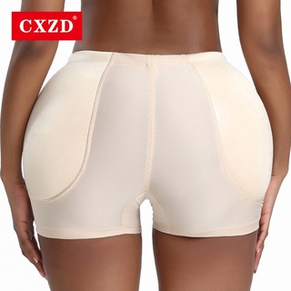 Calcinha sexy feminina e modelador de quadril de cintura alta com realçador acolchoado