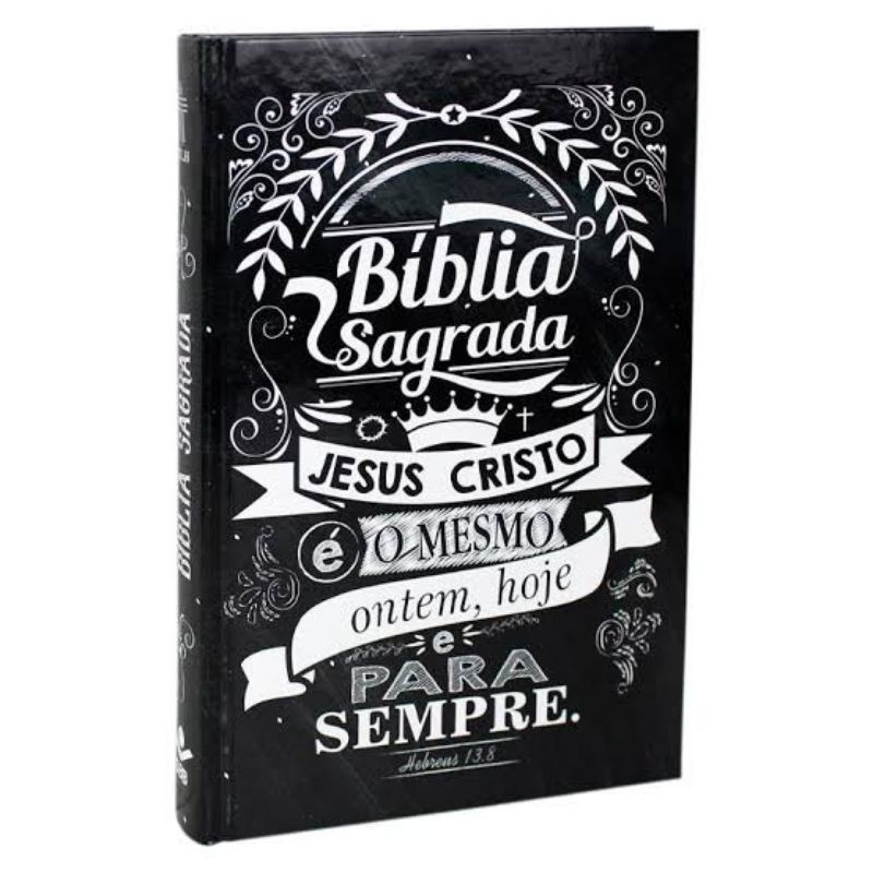 Bíblia Sagrada NTLH | Letra Normal | Capa Dura | Preta Hebreus 13:8 em Oferta na Shopee