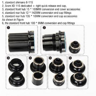 Koozer Freehub Xm490 Xm470 Xm460 XM390 CX420 Caps Mtb Bicicleta Hubs Mountain Bike Hubs End Cap Adaptador Qr Thru Xd