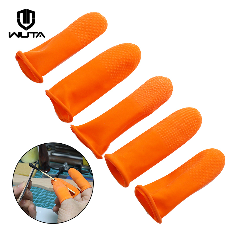 Luvas De Dedo Descartáveis De Látex De Couro Feitos À Mão DIY/Luva ...